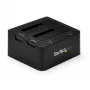 StarTech.com kaksipaikkainen USB 3.0 - SATA- ja IDE-kiintolevytelakka, USB-kiintolevytelakka, ulkoinen 2,5/3,5 tuuman SATA I/II/III ja IDE (40-pin) SSD/HDD-telakka, hot-swap-kiintolevypaikat, top-loading