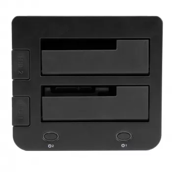 StarTech.com kaksipaikkainen USB 3.0 - SATA- ja IDE-kiintolevytelakka, USB-kiintolevytelakka, ulkoinen 2,5/3,5 tuuman SATA I/II/III ja IDE (40-pin) SSD/HDD-telakka, hot-swap-kiintolevypaikat, top-loading