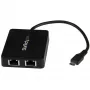 StarTech.com USB-C - kaksois-Gigabit Ethernet -sovitin USB (Type-A) -liitännällä