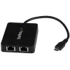 StarTech.com USB-C - kaksois-Gigabit Ethernet -sovitin USB (Type-A) -liitännällä