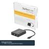 StarTech.com USB-C - kaksois-Gigabit Ethernet -sovitin USB (Type-A) -liitännällä