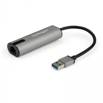 StarTech.com 2.5GbE USB-A - Ethernet-sovitin – NBASE-T NIC – USB 3.0 tyyppi A 2,5 GbE/1 GbE moninopeus-Gigabit-verkko – USB 3.1 kannettava RJ45/LAN – Lenovo X1 Carbon, HP EliteBook/ZBook