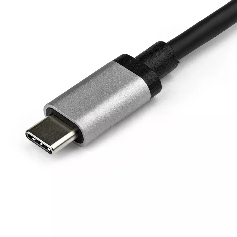 StarTech.com US2GC30 USB-C – 2,5 Gigabitin Ethernet-sovitin, USB 3.0, NBASE-T, 2.5GBASE-T, RJ45, 10/100/1000/2500 Mbps, musta/avaruudenharmaa