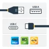 StarTech.com USB-C–USB-A-kaapeli – M/M – 2 m (6 ft.) – USB 2.0 – USB-IF-sertifioitu