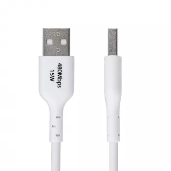StarTech.com 2m USB-A–USB-C-latauskaapeli, lataus & synkronointi, 3A, USB 2.0, TPE-päällyste - valkoinen USB-latauskaapeli