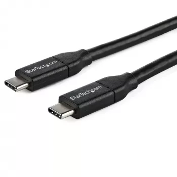 StarTech.com USB-C–USB-C-kaapeli 5A PD:llä – M/M – 1 m – USB 2.0 – USB-IF-sertifioitu