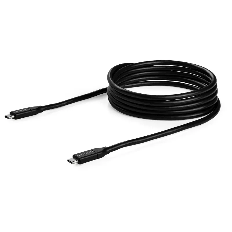 StarTech.com USB-C–USB-C-kaapeli 5A PD:llä – M/M – 2 m – USB 2.0 – USB-IF-sertifioitu