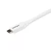 StarTech.com USB-C–USB-C-kaapeli 5 A PD:llä – M/M – valkoinen – 2 m – USB 2.0 – USB-IF-sertifioitu