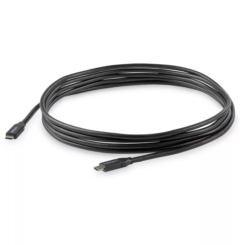 StarTech.com USB-C–USB-C-kaapeli 5 A PD:llä – M/M – 3 m (10 ft.) – USB 2.0 – USB-IF-sertifioitu