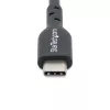 StarTech.com 1m (3ft) USB-C-laturikaapeli, USB-C-kaapeli, USB 2.0 Type-C kannettavan laturikaapeli, 60W 3A Power Delivery, TPE-päällyste, USB-C datakaapeli, M/M