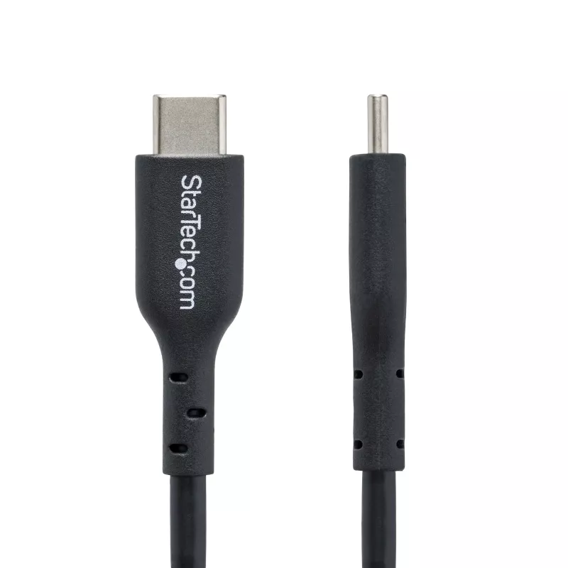 StarTech.com 2 m USB-C-latauskaapeli, USB-C-kaapeli, USB 2.0 Type-C -kannettavan latauskaapeli, 60 W 3 A Power Delivery, TPE-päällyste, USB-C-datansiirtokaapeli, M/M