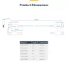 StarTech.com 3m (9.8ft) USB-C-laturikaapeli, USB-C-kaapeli, USB 2.0 Type-C kannettavan laturikaapeli, 60W 3A Power Delivery, TPE-päällyste, USB-C-datansiirtokaapeli, M/M