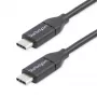 StarTech.com USB-C-kaapeli - M/M - 0,5 m - USB 2.0, 0,5 m, USB-C, USB-C, USB 2.0, uros/uros, musta