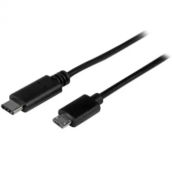 StarTech.com USB-C–Micro-B-kaapeli - M/M - 0,5 m - USB 2.0, 0,5 m, USB-C, Micro-USB B, USB 2.0, 0,48 Gbit/s, musta