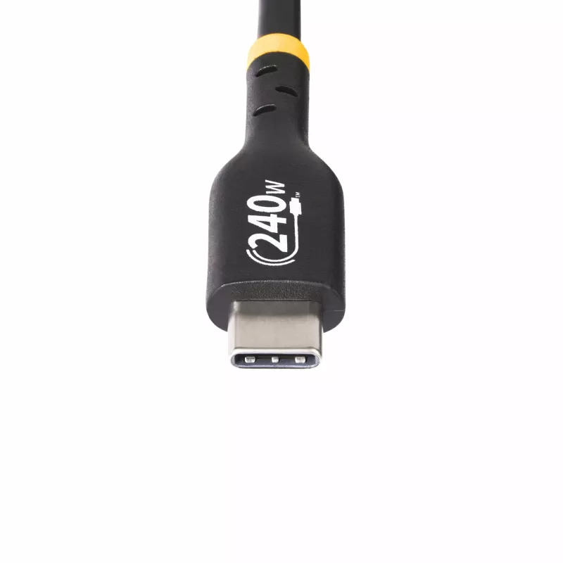 StarTech.com 1m USB-C-laturikaapeli, USB-IF-sertifioitu USB-C-kaapeli, 240W PD EPR, USB 2.0 Type-C kannettavan laturikaapeli, USB-C-datansiirtokaapeli, TPE-päällyste, M/M