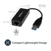 StarTech.com USB 3.0 – Gigabit Ethernet -verkkosovitin, 10/100/1000 Mbit/s, USB–RJ45, USB 3.0 – LAN-sovitin, USB 3.0 Ethernet -sovitin (GbE), TAA-yhteensopiva