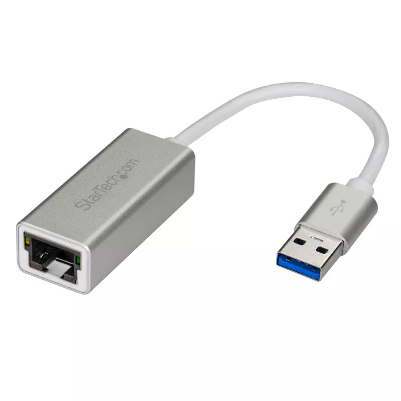 StarTech.com USB 3.0 – Gigabit-verkkosovitin - hopea, johdollinen, USB, Ethernet, 2000 Mbit/s, hopea