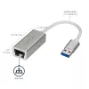 StarTech.com USB 3.0 – Gigabit-verkkosovitin - hopea, johdollinen, USB, Ethernet, 2000 Mbit/s, hopea