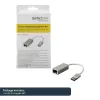 StarTech.com USB 3.0 – Gigabit-verkkosovitin - hopea, johdollinen, USB, Ethernet, 2000 Mbit/s, hopea
