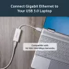StarTech.com USB 3.0 – Gigabit Ethernet -verkkosovitin, 10/100/1000 Mbit/s, USB–RJ45, USB 3.0 – LAN-sovitin, USB 3.0 Ethernet -sovitin (GbE), TAA-yhteensopiva