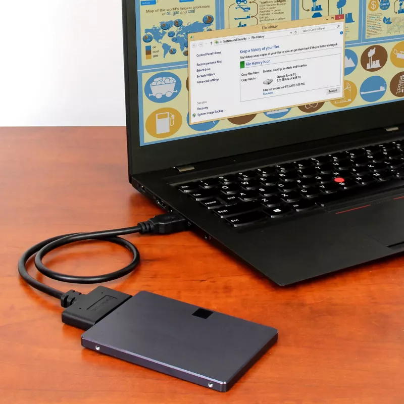 StarTech.com USB 3.1 – 2,5 tuuman SATA-kiintolevysovitin – USB 3.1 Gen 2 10 Gbit/s UASP-tuella, ulkoinen HDD/SSD-tallennusmuunnin