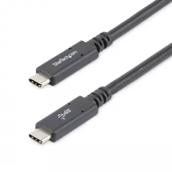 StarTech.com 1,8 m USB-C–USB-C-kaapeli – 5 A, 100 W PD 3.0 – Chromebook-sertifioitu – USB-IF-sertifioitu – M/M – USB 3.0 5 Gbit/s – USB-C-latauskaapeli – USB Type-C -kaapeli