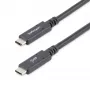 StarTech.com 1,8 m USB-C–USB-C-kaapeli – 5 A, 100 W PD 3.0 – Chromebook-sertifioitu – USB-IF-sertifioitu – M/M – USB 3.0 5 Gbit/s – USB-C-latauskaapeli – USB Type-C -kaapeli