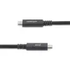 StarTech.com 1,8 m USB-C–USB-C-kaapeli – 5 A, 100 W PD 3.0 – Chromebook-sertifioitu – USB-IF-sertifioitu – M/M – USB 3.0 5 Gbit/s – USB-C-latauskaapeli – USB Type-C -kaapeli