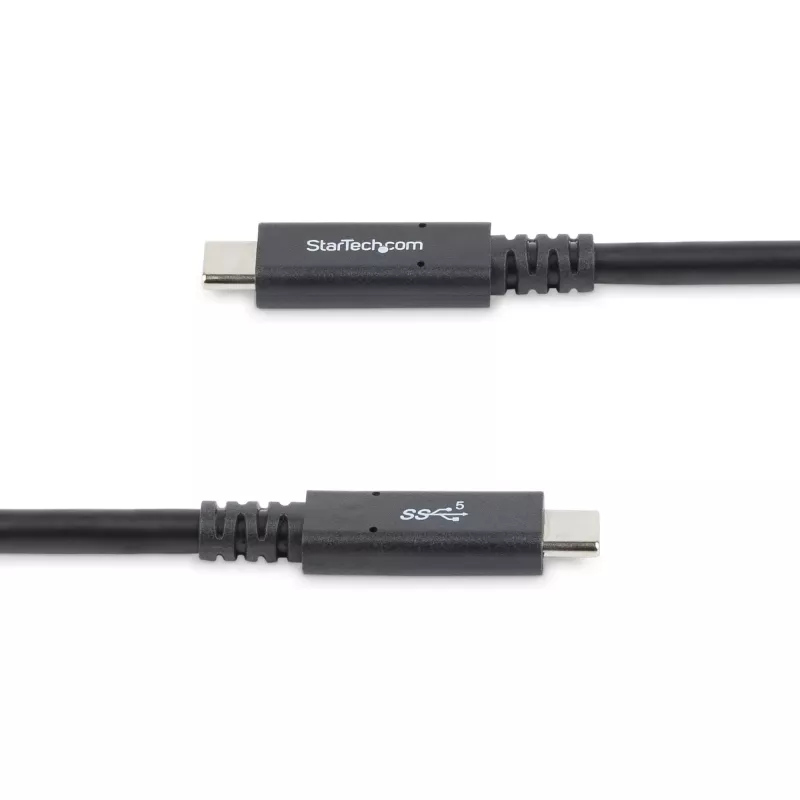 StarTech.com 1,8 m USB-C–USB-C-kaapeli – 5 A, 100 W PD 3.0 – Chromebook-sertifioitu – USB-IF-sertifioitu – M/M – USB 3.0 5 Gbit/s – USB-C-latauskaapeli – USB Type-C -kaapeli