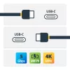 StarTech.com USB-C–USB-C-kaapeli - M/M - 1 m (3 ft) - USB 3.0 (5 Gbit/s)