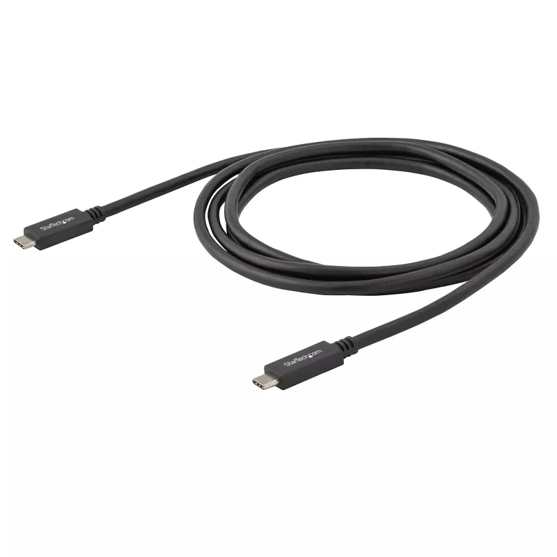 StarTech.com USB-C-kaapeli Power Delivery -tuella (3A) – M/M – 2 m (6 ft.) – USB 3.0 – USB-IF-sertifioitu