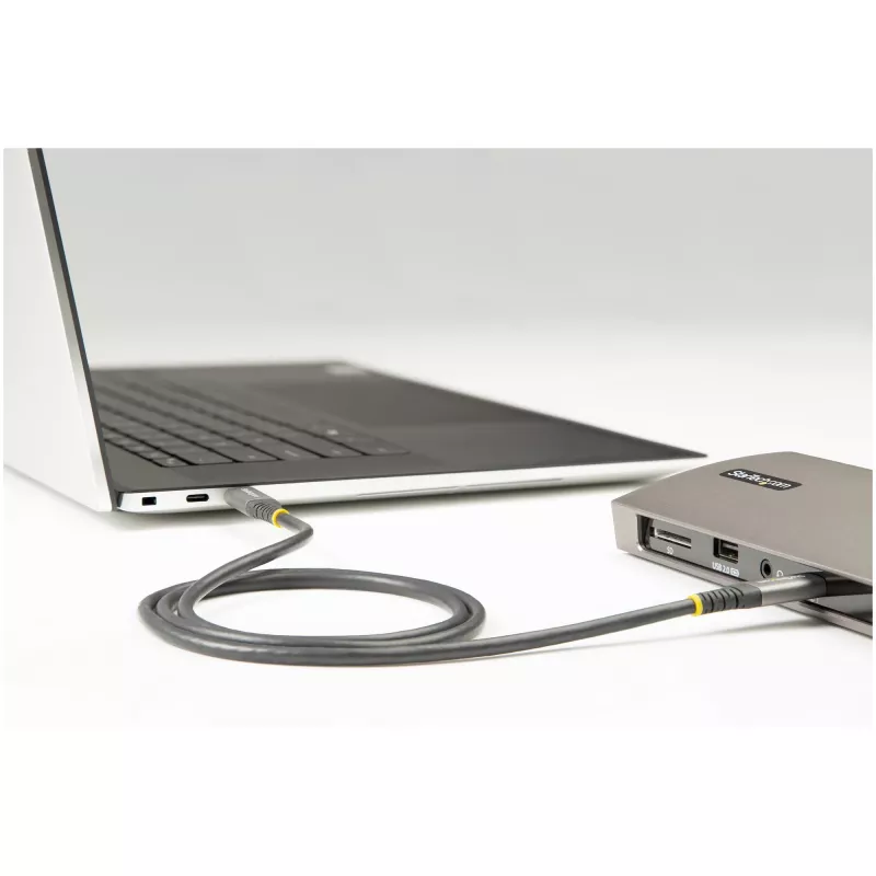 StarTech.com 2 m USB-C-kaapeli 5 Gbit/s – korkealaatuinen USB-C-kaapeli – USB 3.0 (5 Gbit/s) Type-C-kaapeli – 100W (5A) Power Delivery -lataus, DP Alt -tila – USB-C–C-kaapeli – lataus ja synkronointi
