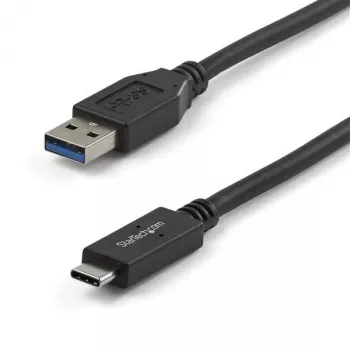 StarTech.com 3 ft (1 m) USB–USB-C-kaapeli – M/M, 1 m, USB-A, USB-C, USB 3.2 Gen 2 (3.1 Gen 2), 10 Gbit/s, musta