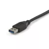 StarTech.com USB31AC1M USB-A – USB-C -kaapeli, uros–uros, USB 3.1, 10 Gbps, 1 m (3 ft), musta