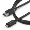 StarTech.com USB31AC1M USB-A – USB-C -kaapeli, uros–uros, USB 3.1, 10 Gbps, 1 m (3 ft), musta
