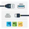 StarTech.com USB-A–USB-C-kaapeli - M/M - 0,5 m - USB 3.1 (10 Gbit/s)