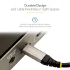 StarTech.com 3ft (1 m) USB-C-kaapeli 10 Gbit/s – USB-IF-sertifioitu USB-C-kaapeli – USB 3.1 Type-C-kaapeli – 100W (5A) Power Delivery -lataus, DP Alt -tila – USB-C–C-kaapeli – lataus ja synkronointi