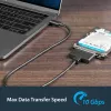 StarTech.com USB 3.1 (10 Gbit/s) -sovitinkaapeli 2,5 tuuman SATA-asemille – USB-C