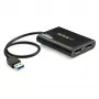 StarTech.com USB 3.0 – Dual DisplayPort -sovitin – 4K 60 Hz, 3.2 Gen 1 (3.1 Gen 1), USB Type-A, DisplayPort-lähtö, 4096 x 2160 pikseliä