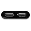 StarTech.com USB 3.0 – Dual DisplayPort -sovitin – 4K 60 Hz, 3.2 Gen 1 (3.1 Gen 1), USB Type-A, DisplayPort-lähtö, 4096 x 2160 pikseliä