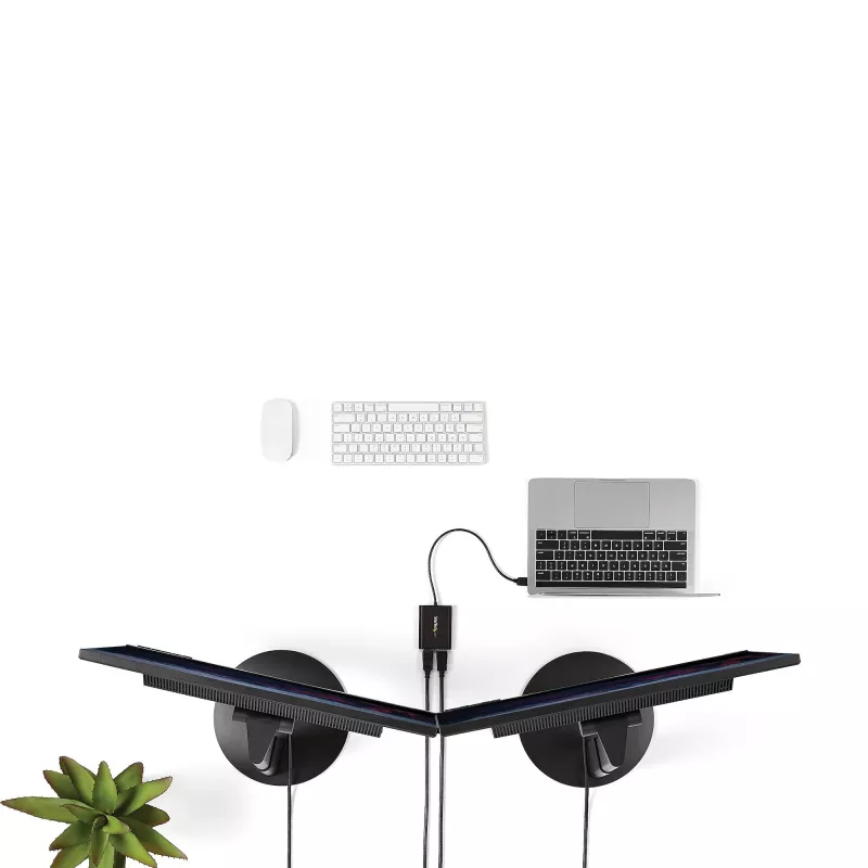 StarTech.com USB 3.0 – Dual DisplayPort -sovitin – 4K 60 Hz, 3.2 Gen 1 (3.1 Gen 1), USB Type-A, DisplayPort-lähtö, 4096 x 2160 pikseliä