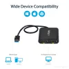 StarTech.com USB 3.0 – Dual DisplayPort -sovitin – 4K 60 Hz, 3.2 Gen 1 (3.1 Gen 1), USB Type-A, DisplayPort-lähtö, 4096 x 2160 pikseliä