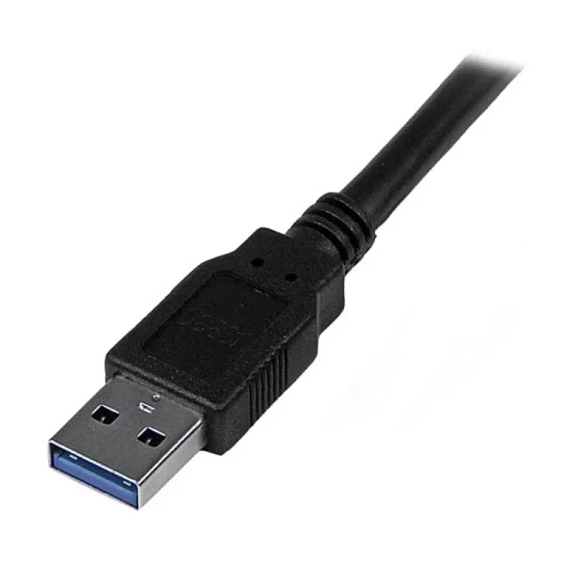StarTech.com USB3SAA3MBK USB 3.0 -kaapeli, USB-A – USB-A, uros–uros, USB 3.1 Gen 1 (5 Gbps), 3 m (10 ft), musta