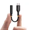 StarTech.com USBCAUDIO2 USB-C – 3,5 mm TRRS -kuulokkeiden/headsetin ääni-sovitin, 32-bittinen DAC, Thunderbolt-yhteensopiva, 12,7 cm, musta