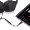 StarTech.com USBCAUDIO2 USB-C – 3,5 mm TRRS -kuulokkeiden/headsetin ääni-sovitin, 32-bittinen DAC, Thunderbolt-yhteensopiva, 12,7 cm, musta