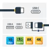 StarTech.com 3ft (1 m) USB-C-kaapeli USB-A-adapteridonglella – hybridi 2-in-1-USB-C-kaapeli USB-A:lla – USB-C–USB-C (10 Gbit/s/100W PD), USB-A–USB-C (5 Gbit/s) – ihanteellinen hybriditelakointiasemaan