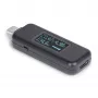 StarTech.com USB-C-virtatesteri, digitaalinen yleismittari, kaksisuuntainen jännite- ja virtamittari, jopa 240W PD EPR, kannettava USB-C-kaapelin ja -portin tehonmittaustesteri