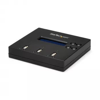 StarTech.com erillinen 1–2 USB-muistitikun kopioija ja tyhjentäjä, monen USB-flash-aseman kopioija, järjestelmä- ja tiedostosekä koko aseman kopiointi 1,5 GB/min, yhden ja 3 vaiheen poisto, LCD-näyttö – TAA
