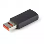 StarTech.com turvallinen lataava USB-datalohkojasovitin – uros-naaras USB-A vain lataus -sovitin – dataton lataus-/vain virta -sovitin puhelimelle/tabletille – datan estävä USB-suojasovitin