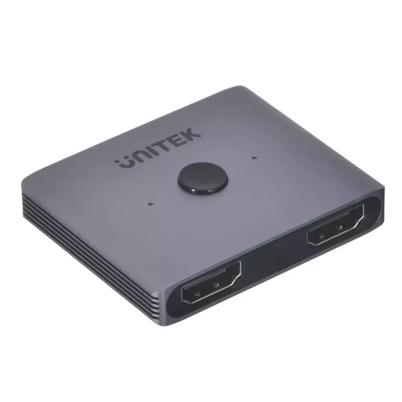 HDMI-kytkin Unitek V1163A 2x1 8K 60 Hz — 2 tuloa 1 lähtöön